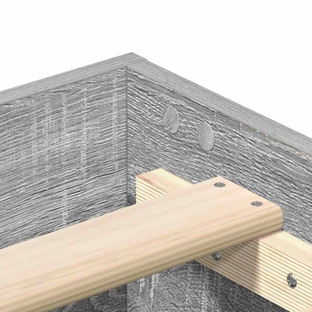 Bed Frame No Mattress Engineered Wood