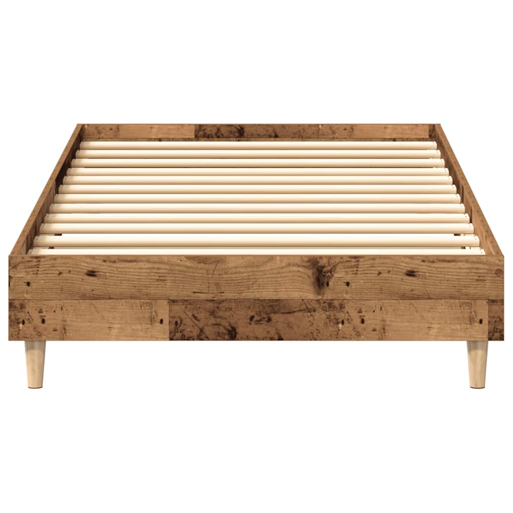 Bed Frame No Mattress Engineered Wood