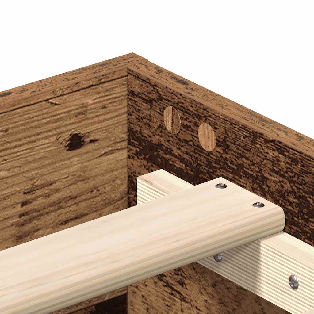 Bed Frame No Mattress Engineered Wood