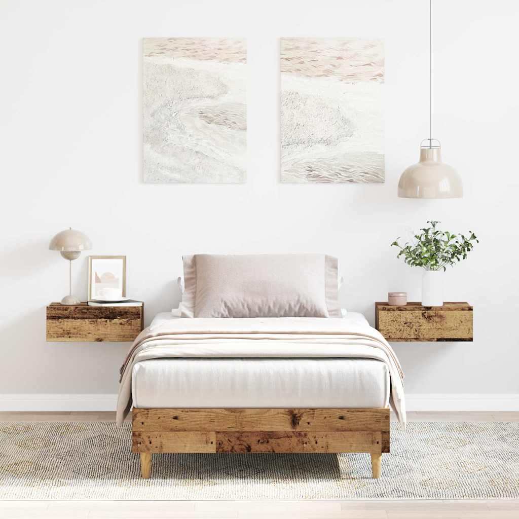Bed Frame No Mattress Engineered Wood