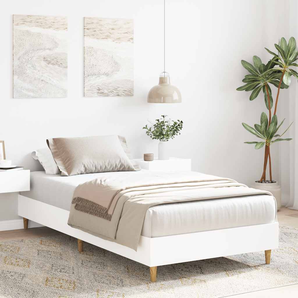 Bed Frame No Mattress Engineered Wood