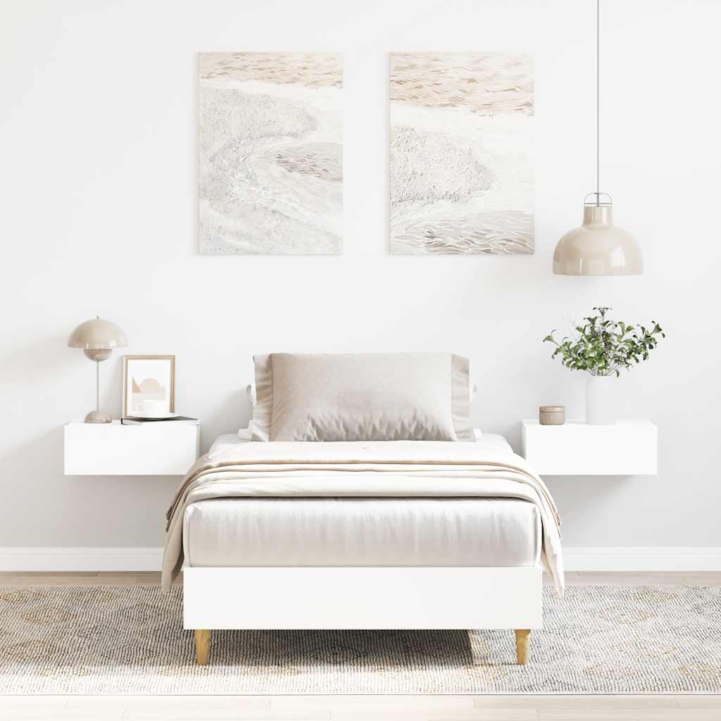 Bed Frame No Mattress Engineered Wood