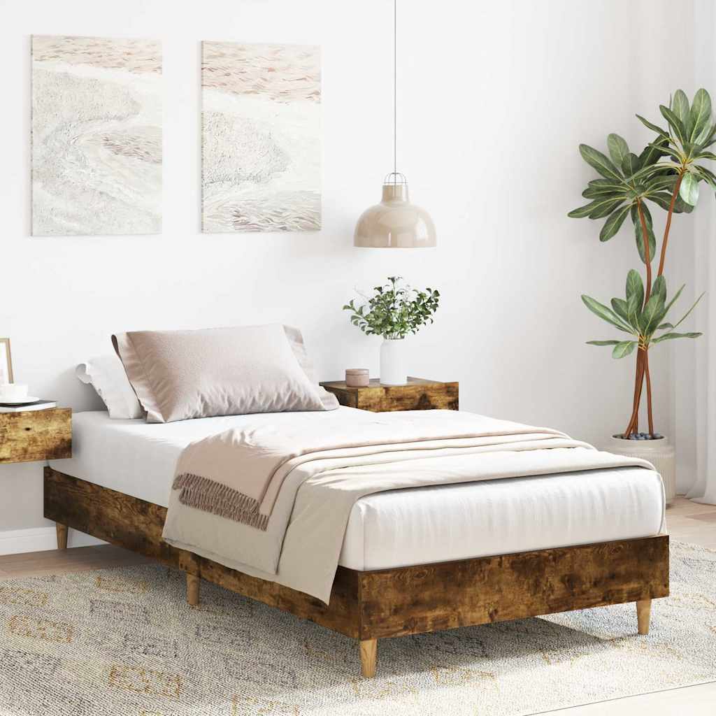 Bed Frame No Mattress Engineered Wood