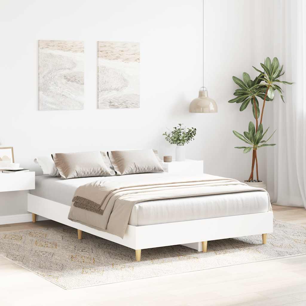Bed Frame No Mattress Engineered Wood