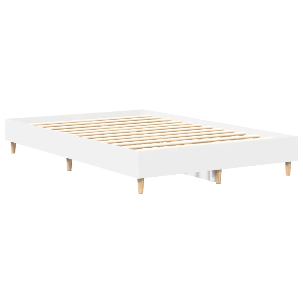 Bed Frame No Mattress Double Engineered Wood