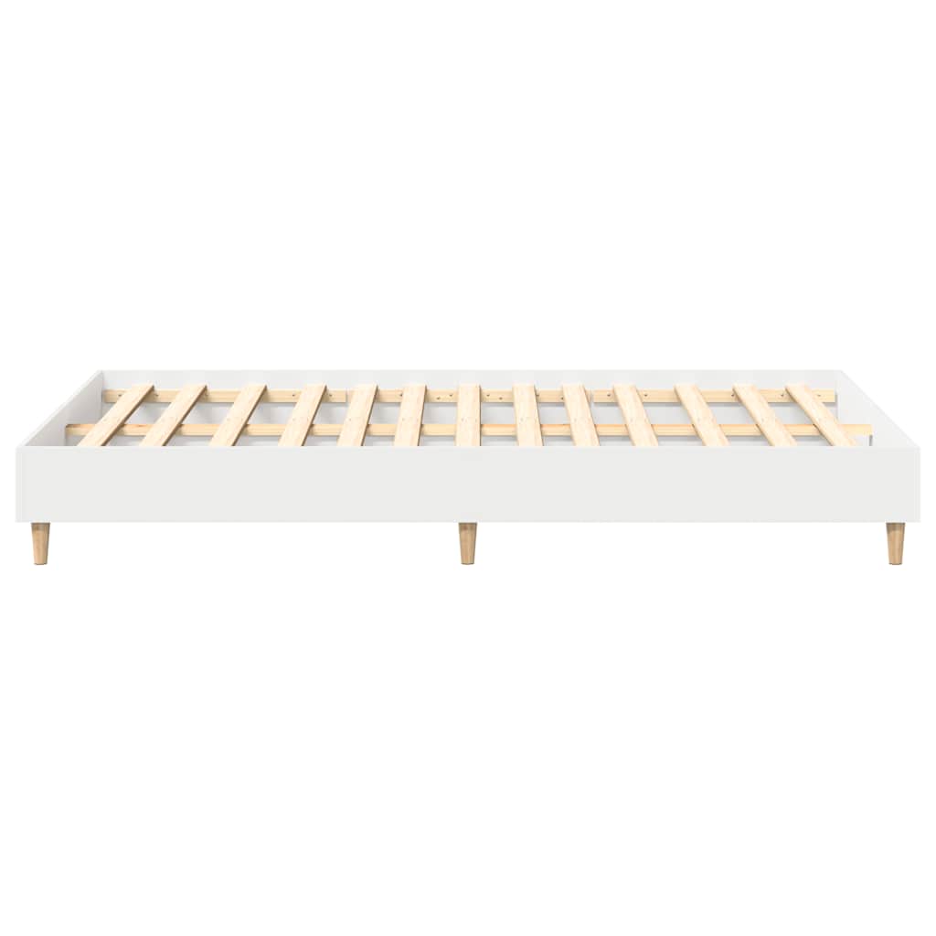 Bed Frame No Mattress Double Engineered Wood