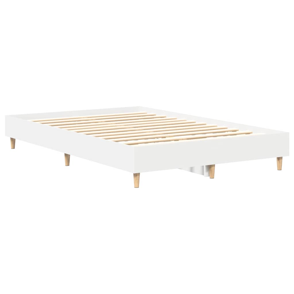 Bed Frame No Mattress Double Engineered Wood