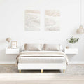 Bed Frame No Mattress Double Engineered Wood