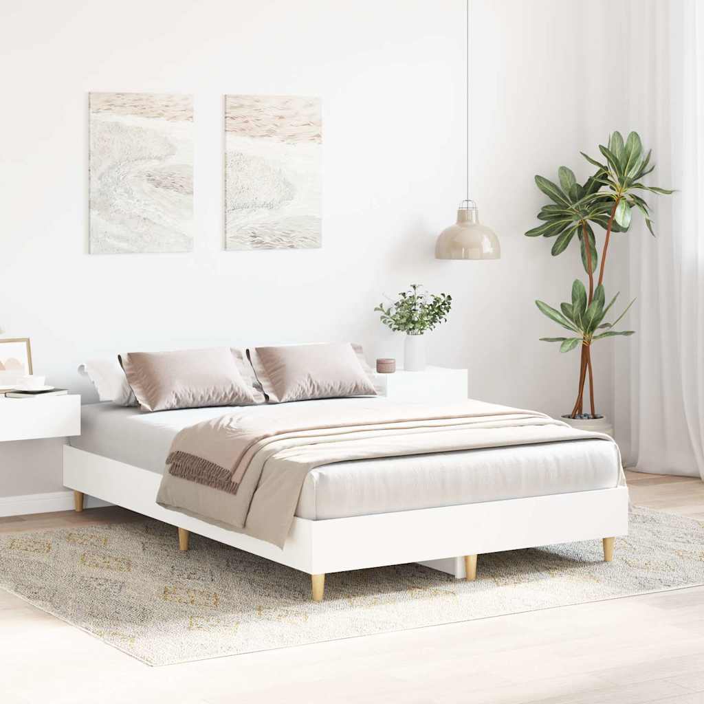 Bed Frame No Mattress Small Double Engineered Wood