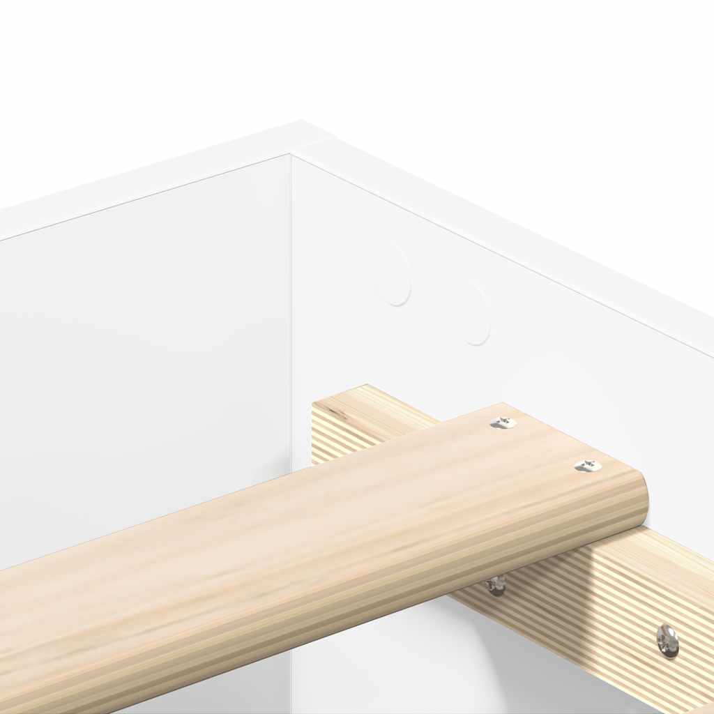 Bed Frame No Mattress Small Double Engineered Wood