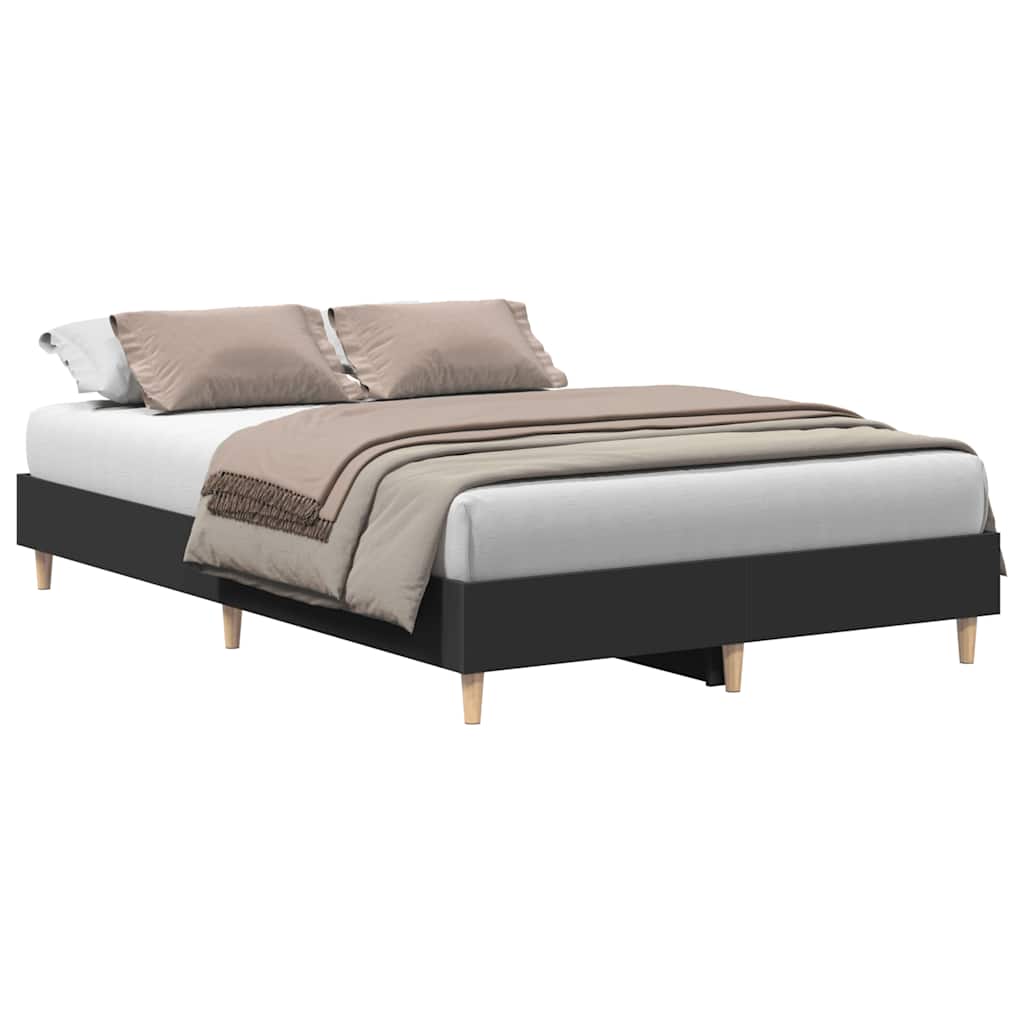 Bed Frame No Mattress Small Double Engineered Wood