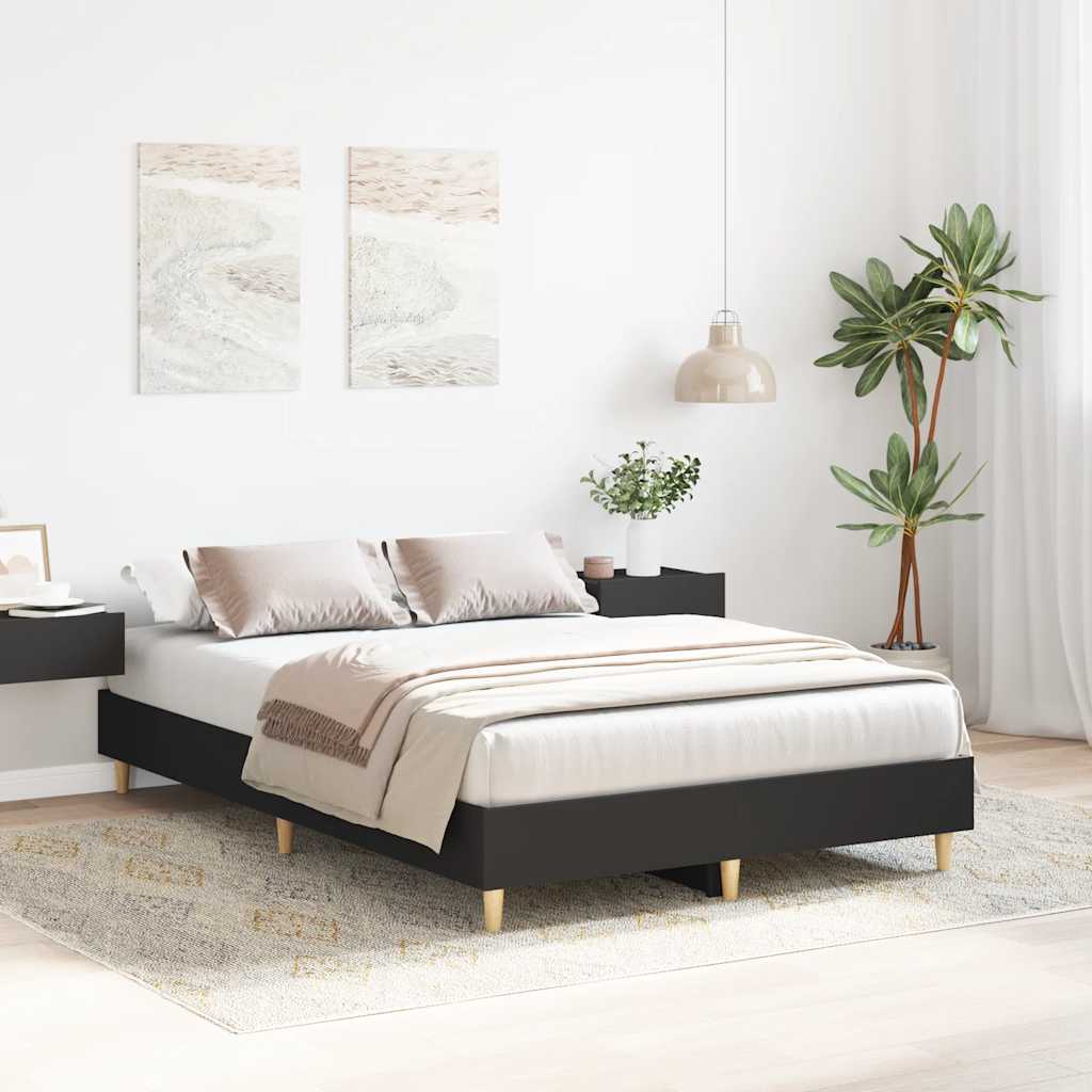Bed Frame No Mattress Small Double Engineered Wood