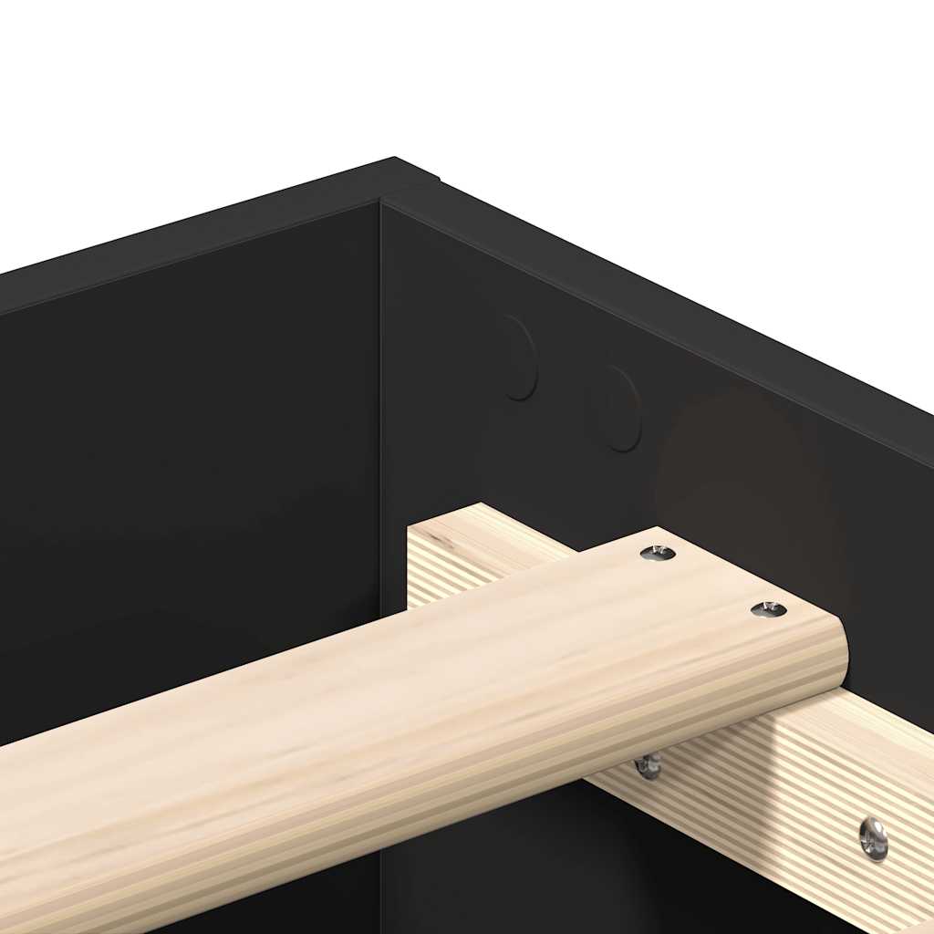 Bed Frame No Mattress Small Double Engineered Wood