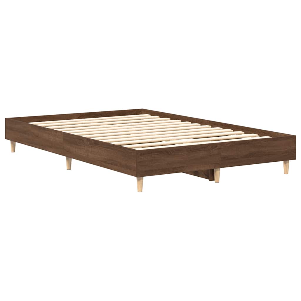 Bed Frame No Mattress Small Double Engineered Wood