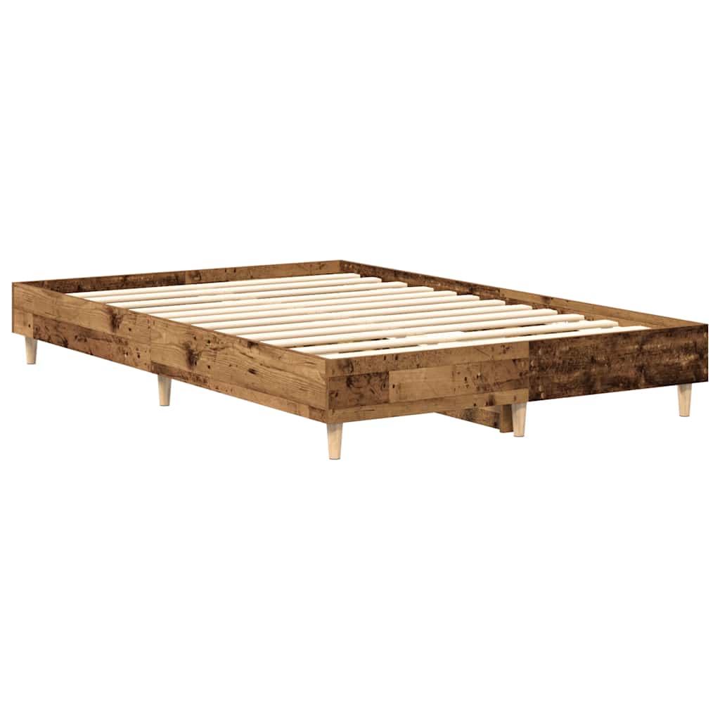 Bed Frame No Mattress Small Double Engineered Wood