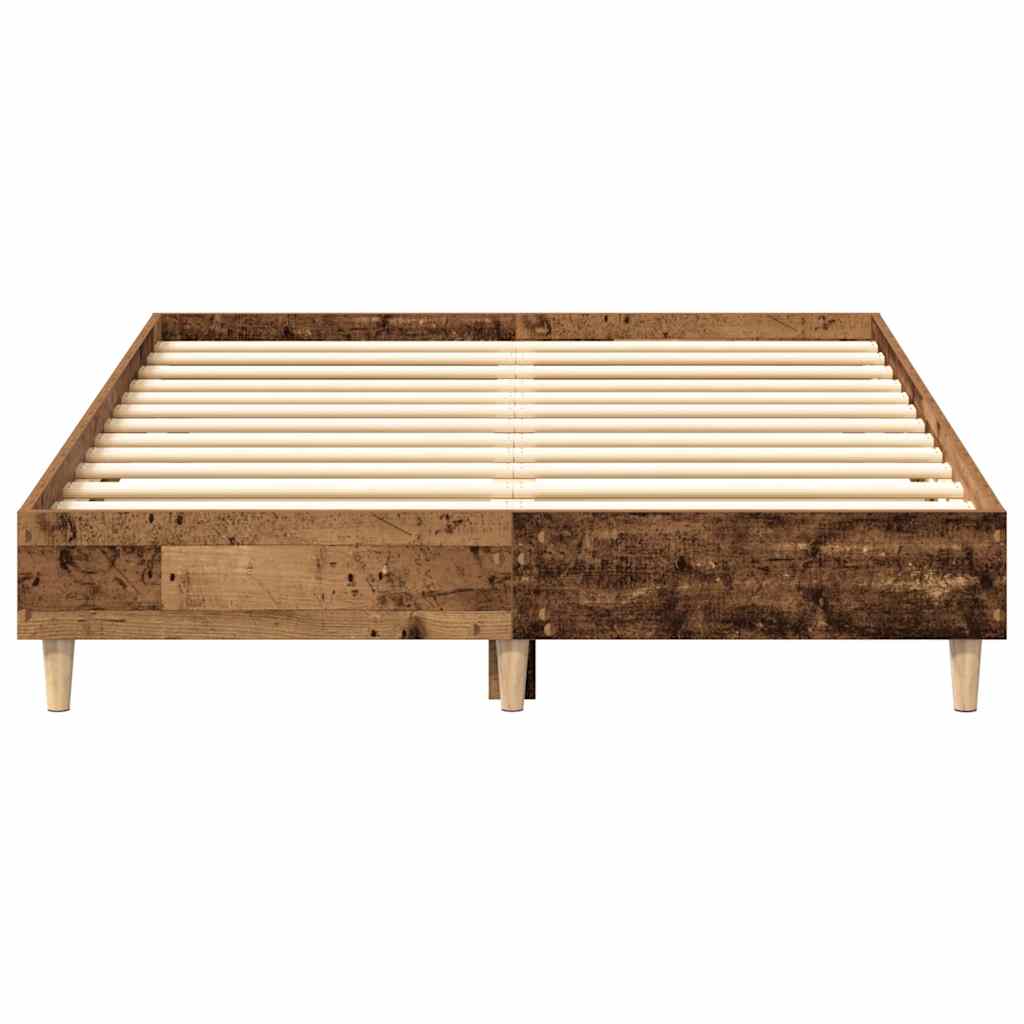 Bed Frame No Mattress Small Double Engineered Wood