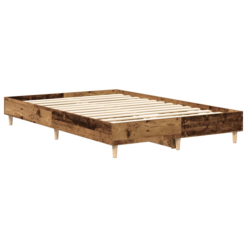 Bed Frame No Mattress Small Double Engineered Wood
