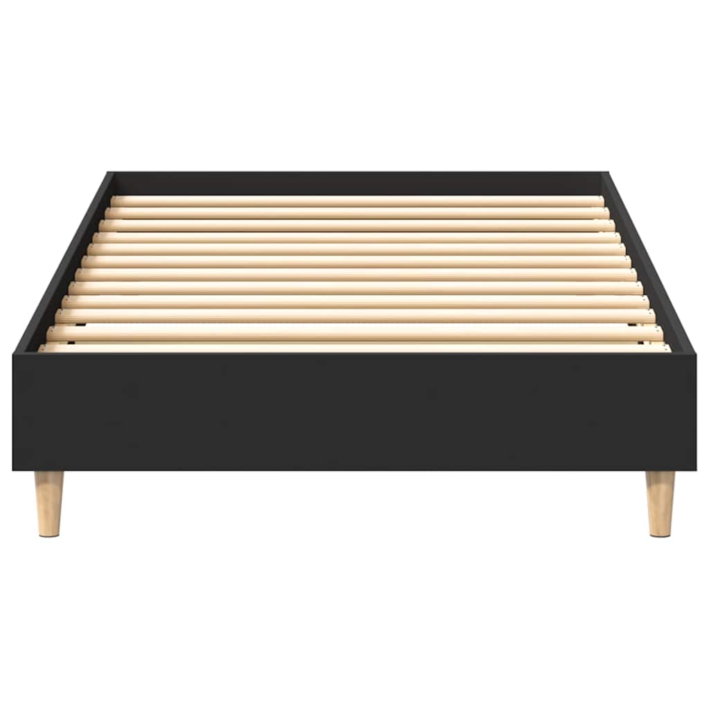 Bed Frame No Mattress Single Engineered Wood