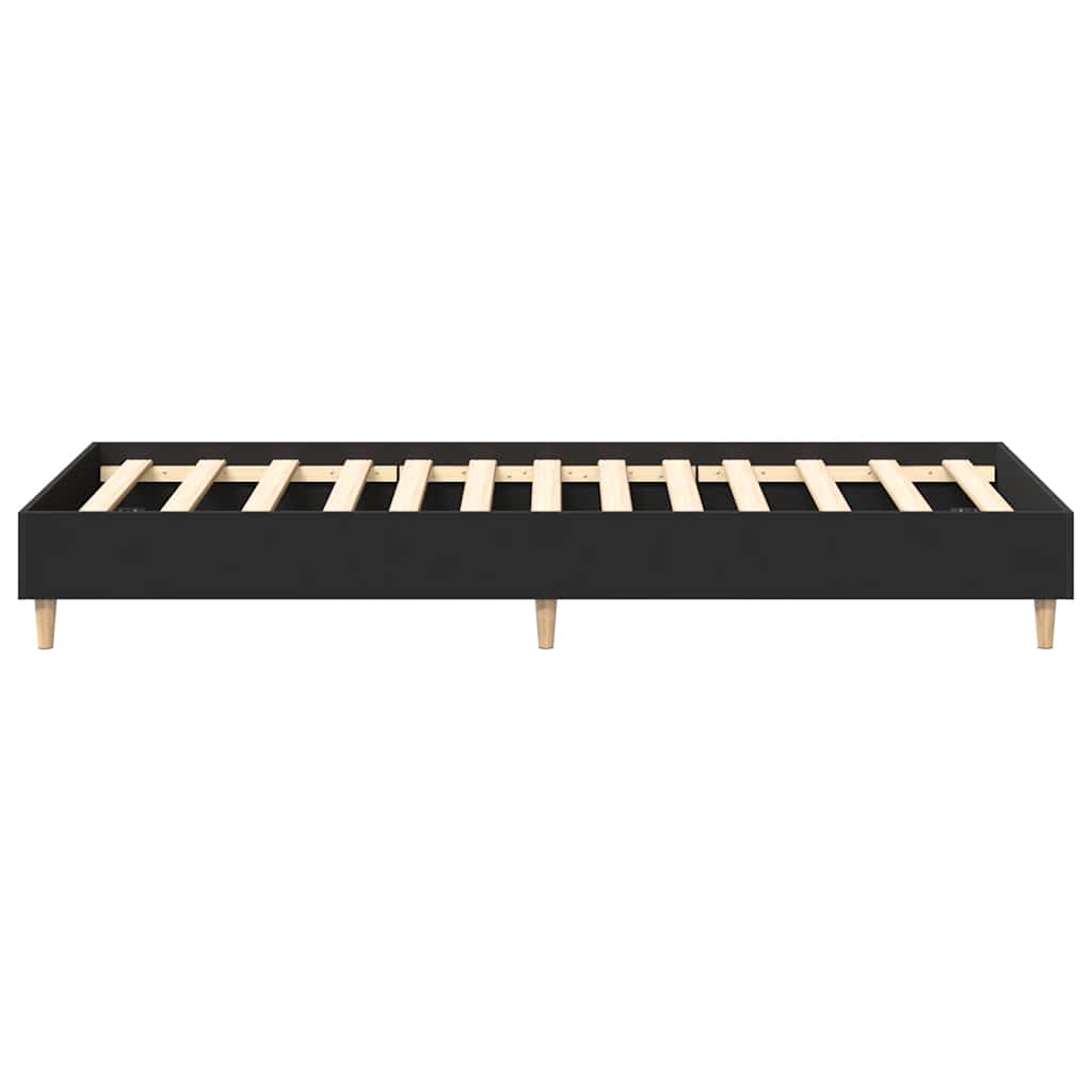 Bed Frame No Mattress Single Engineered Wood