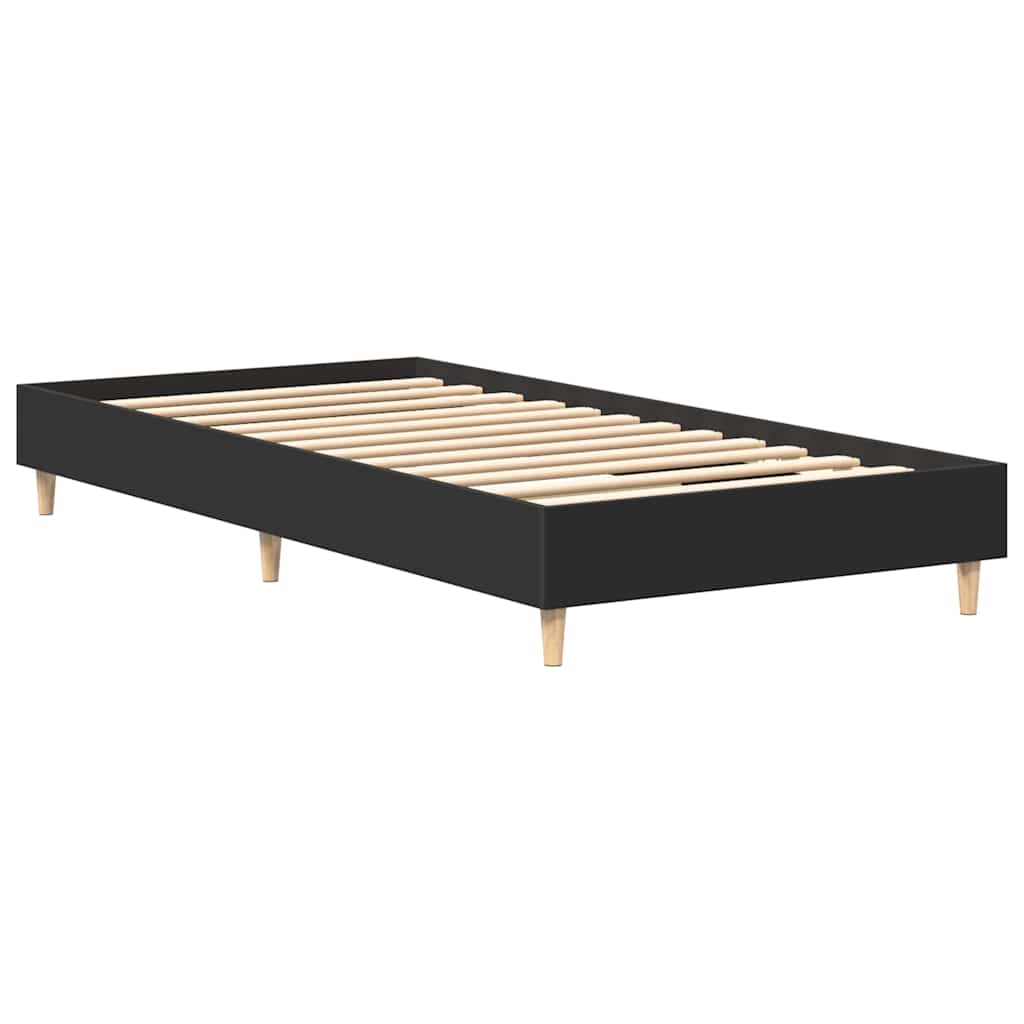 Bed Frame No Mattress Single Engineered Wood