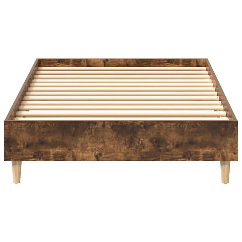 Bed Frame No Mattress Single Engineered Wood