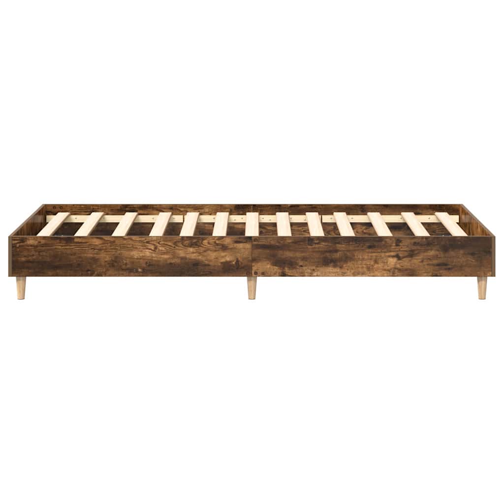 Bed Frame No Mattress Single Engineered Wood