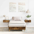 Bed Frame No Mattress Single Engineered Wood