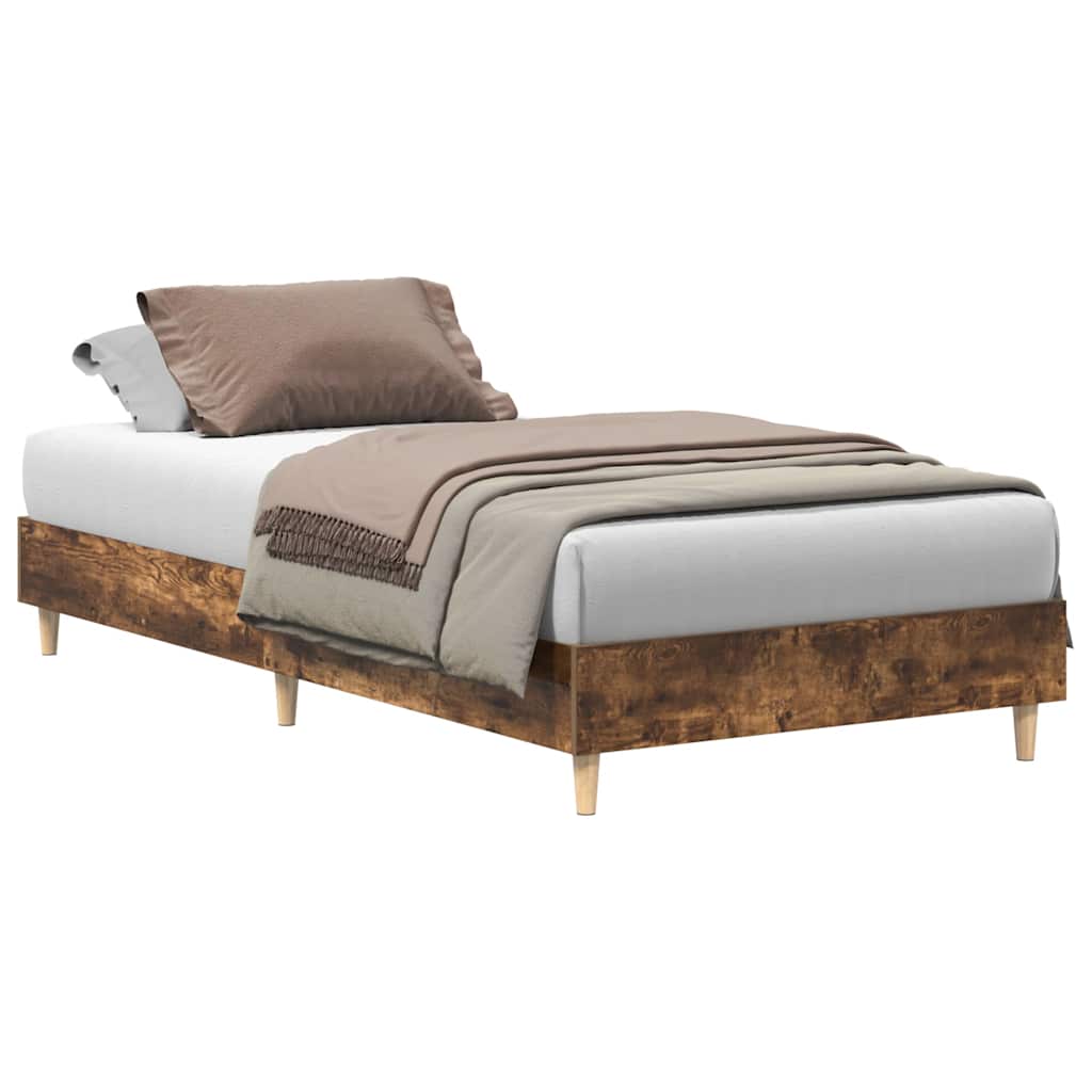 Bed Frame No Mattress Small Single Engineered Wood