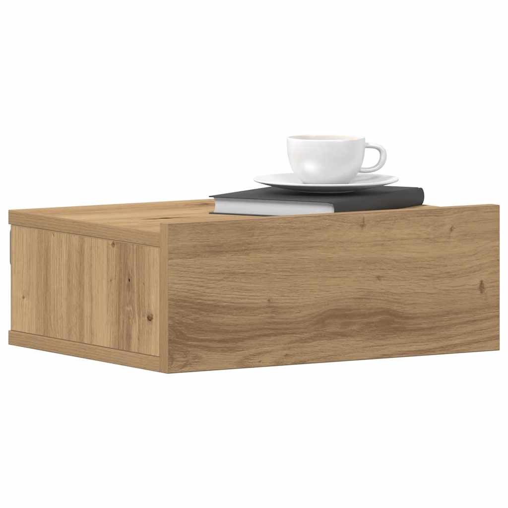 Floating Nightstands 2 Pcs 40X30X15Cm Engineered Wood