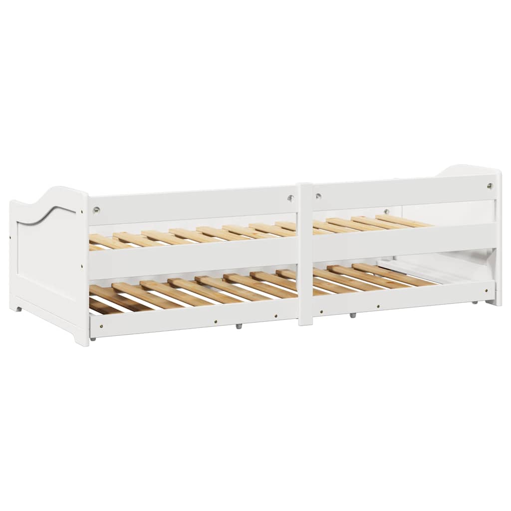 Daybed With Trundle Without Mattress Irun 90X200 Cm