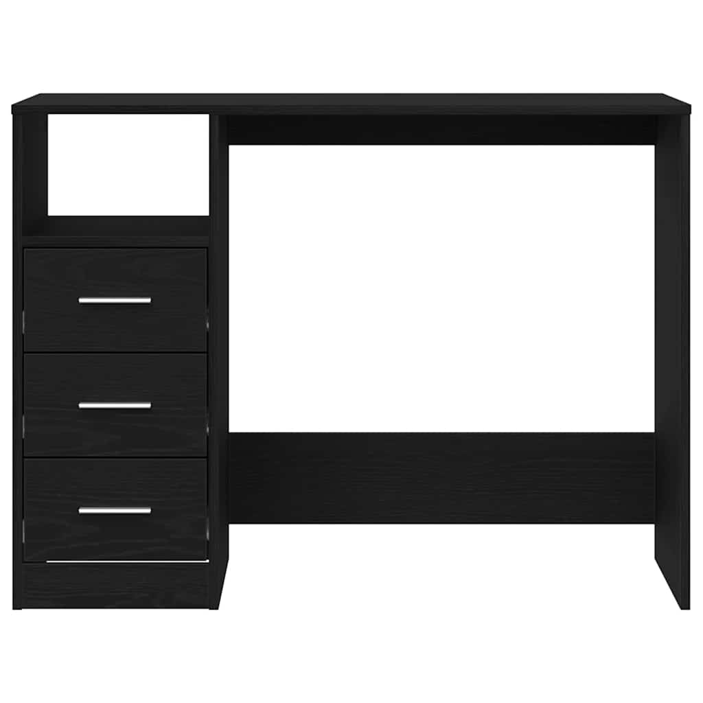 Desk With Drawers 102X50X76 Cm Engineered Wood
