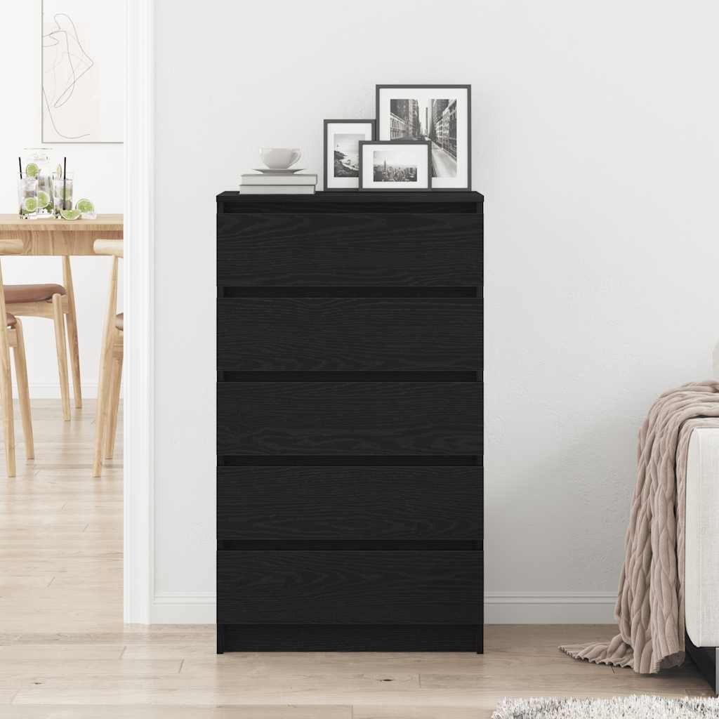 Drawer Cabinet 60X36X103 Cm Engineered Wood