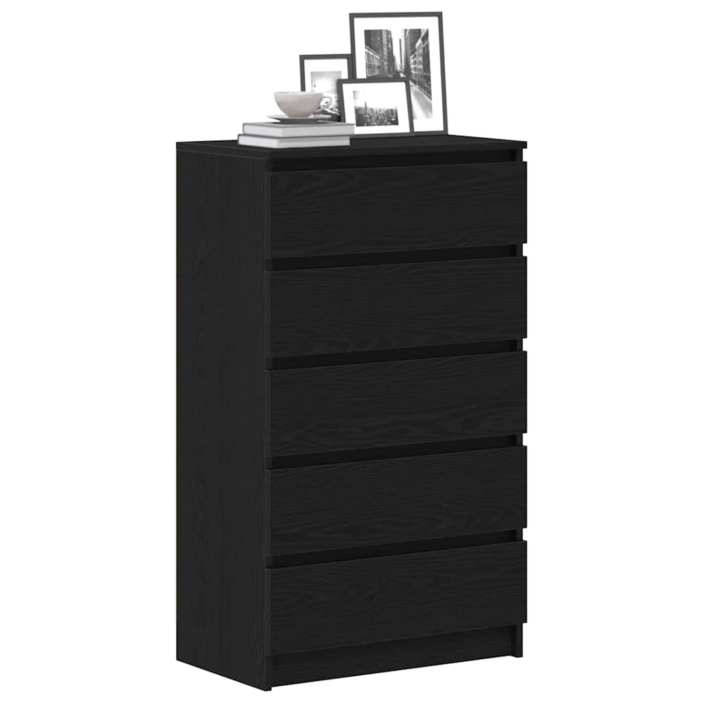 Drawer Cabinet 60X36X103 Cm Engineered Wood