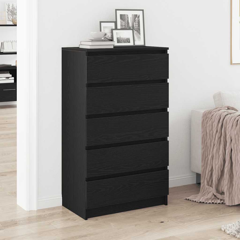 Drawer Cabinet 60X36X103 Cm Engineered Wood