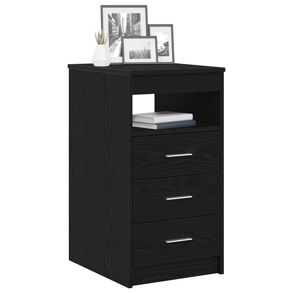 Drawer Cabinet 40X50X76 Cm Engineered Wood