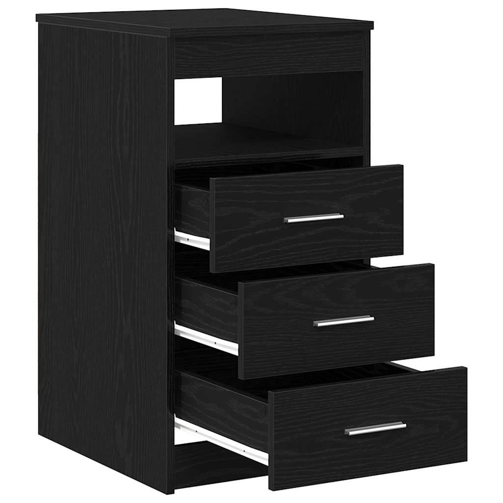 Drawer Cabinet 40X50X76 Cm Engineered Wood