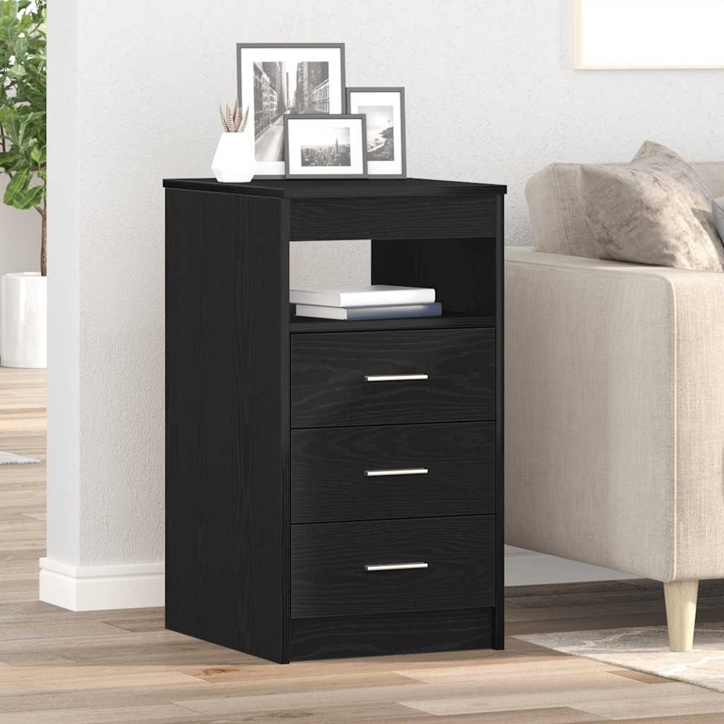 Drawer Cabinet 40X50X76 Cm Engineered Wood