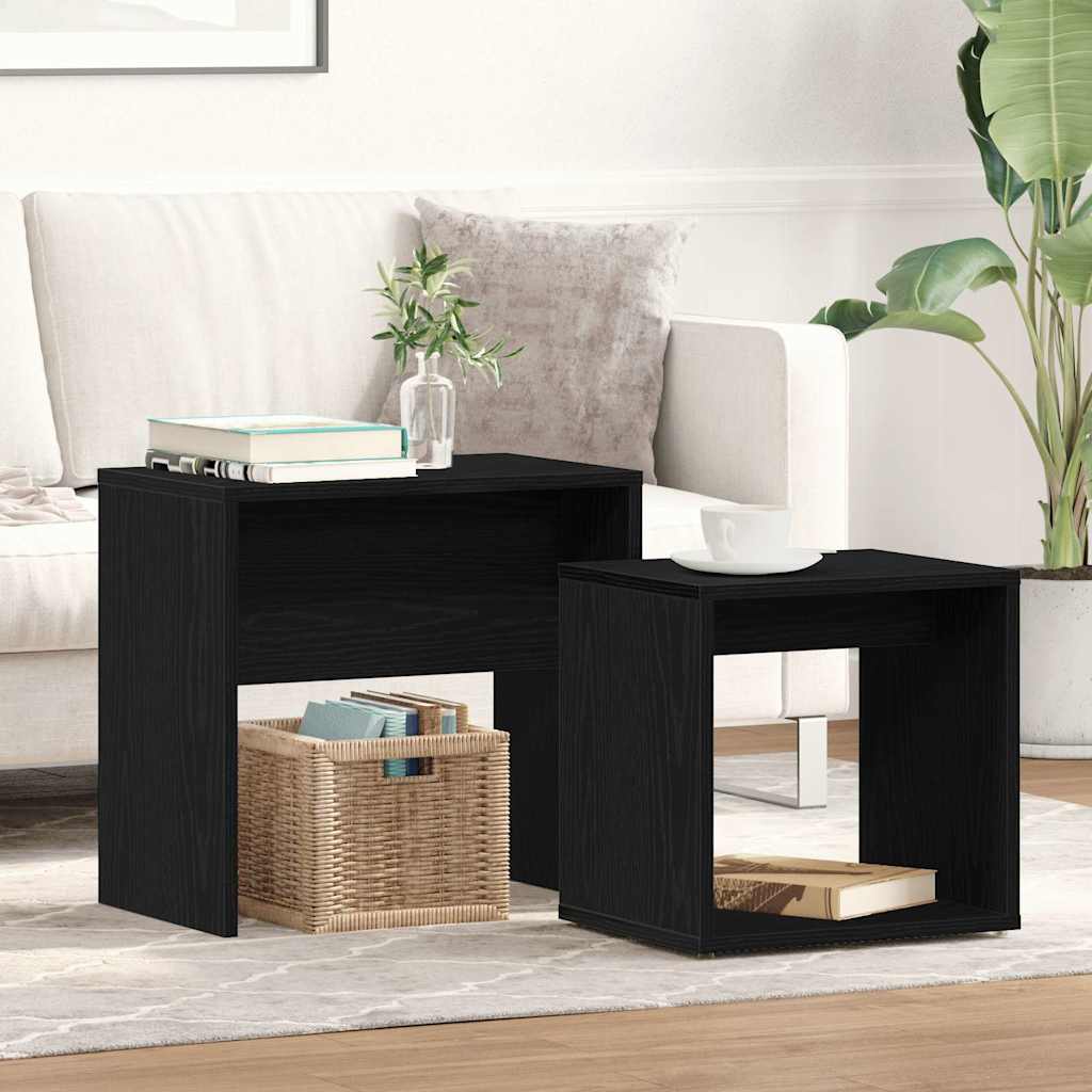 Coffee Table Set 48X30X45 Cm Engineered Wood