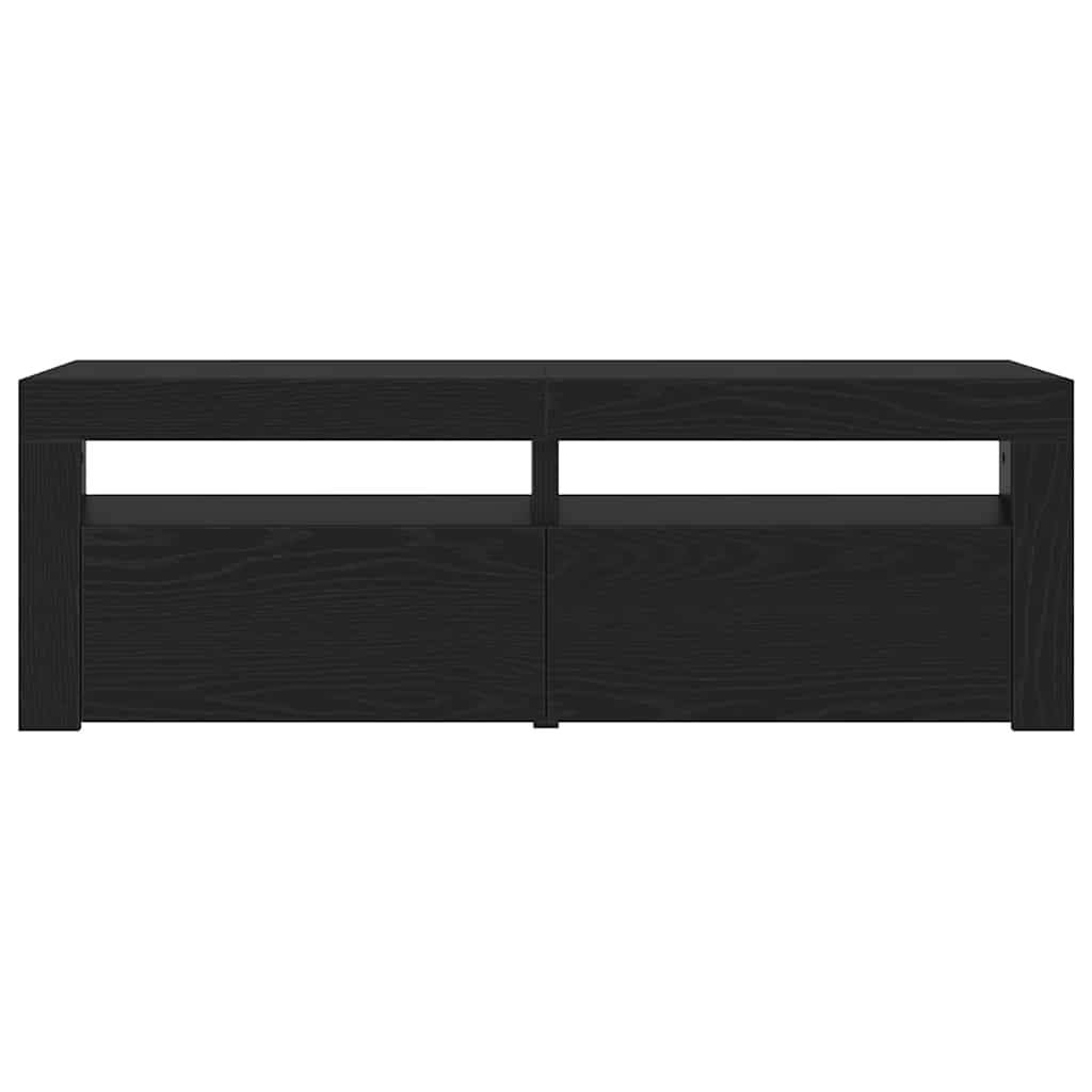 Tv Cabinet With Led Lights 120X35X40 Cm Engineered Wood