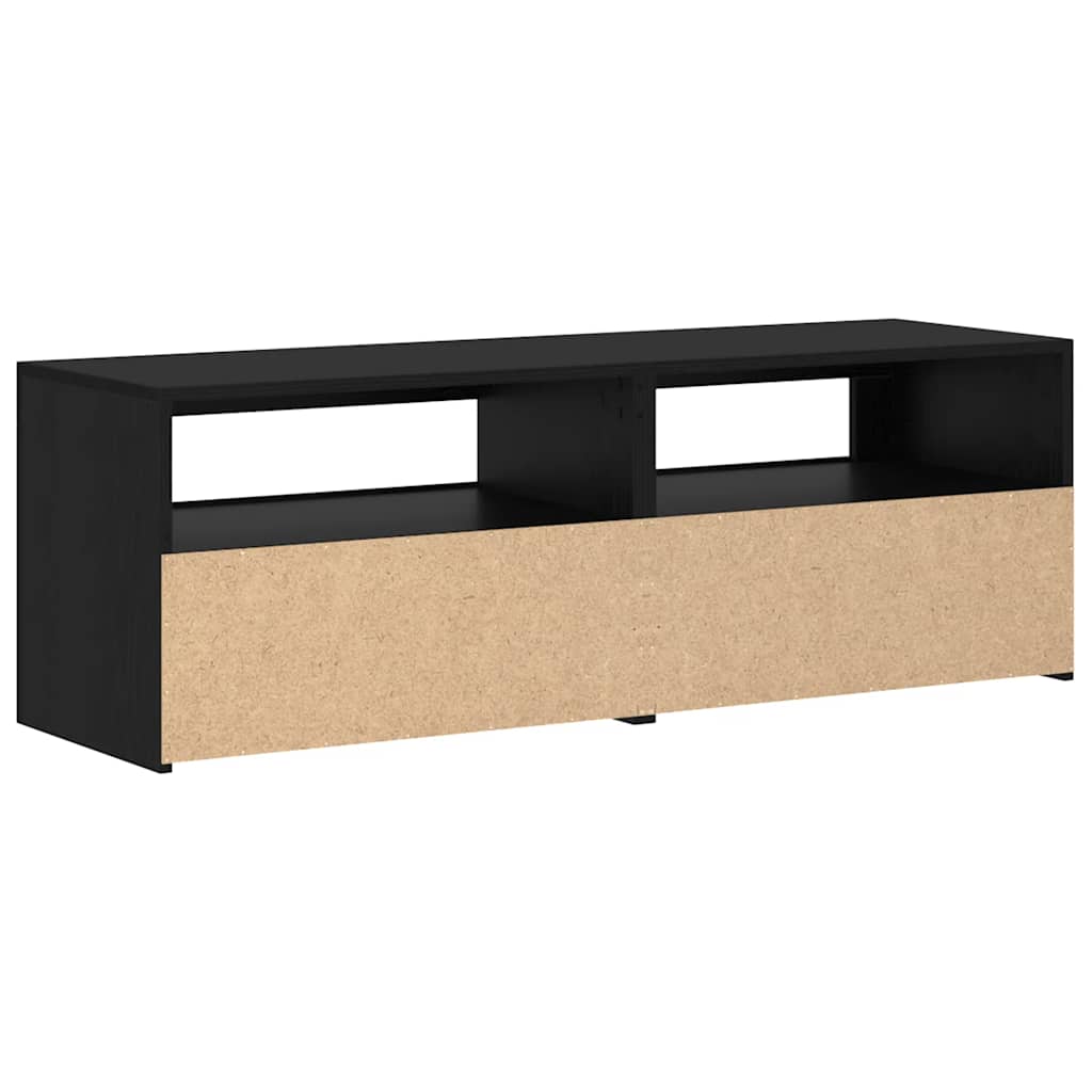 Tv Cabinet With Led Lights 120X35X40 Cm Engineered Wood