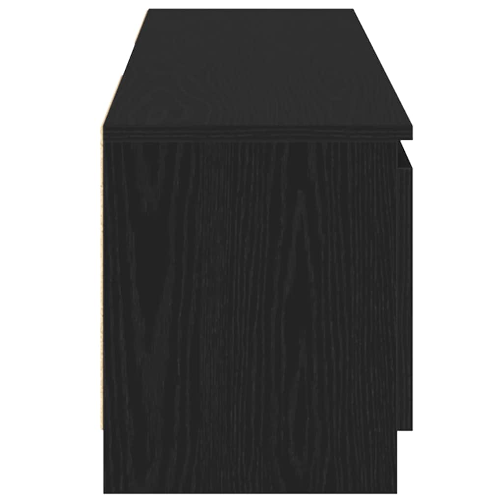 Tv Cabinet With Led Lights Engineered Wood