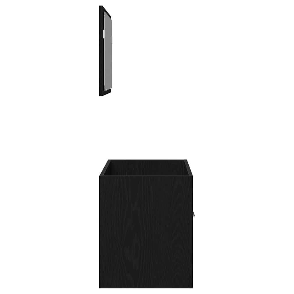 2 Piece Bathroom Furniture Set Engineered Wood