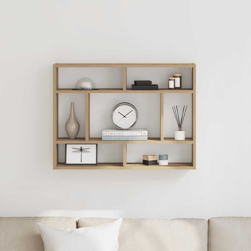 Wall Shelf 75X16X55 Cm Engineered Wood