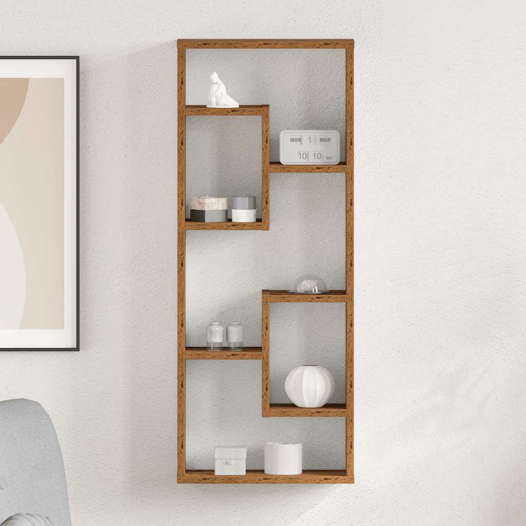 Wall Shelf 36X16X90 Cm Engineered Wood