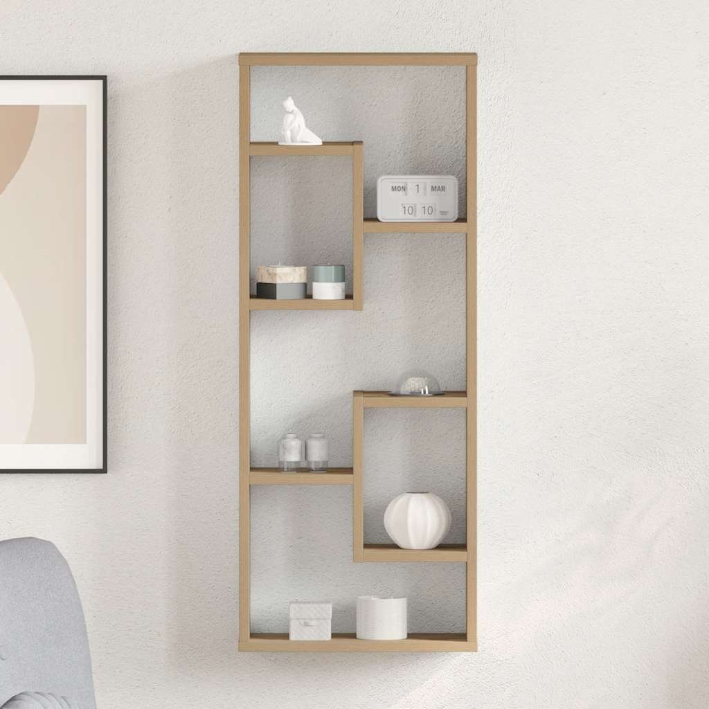 Wall Shelf 36X16X90 Cm Engineered Wood
