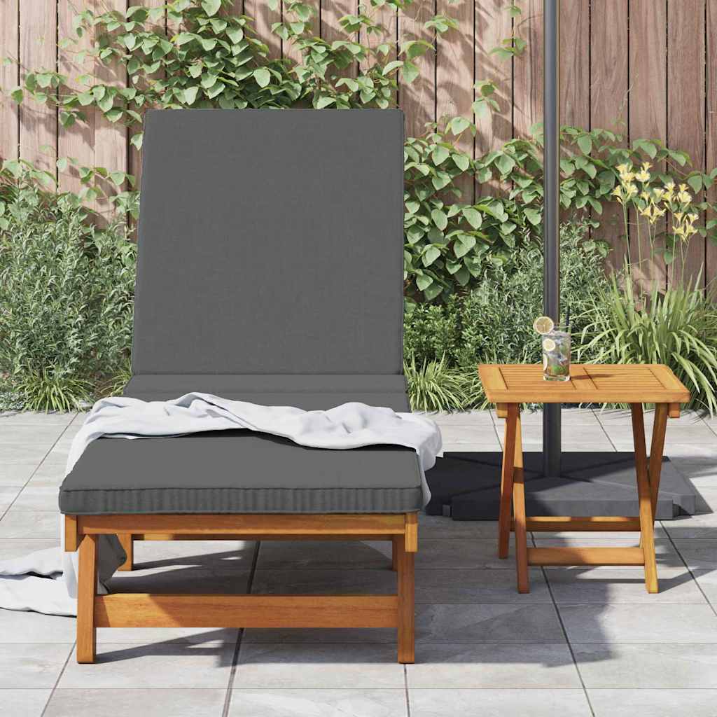 Reclining Brown 199 X 63 X 85 Cm Solid Acacia Wood
