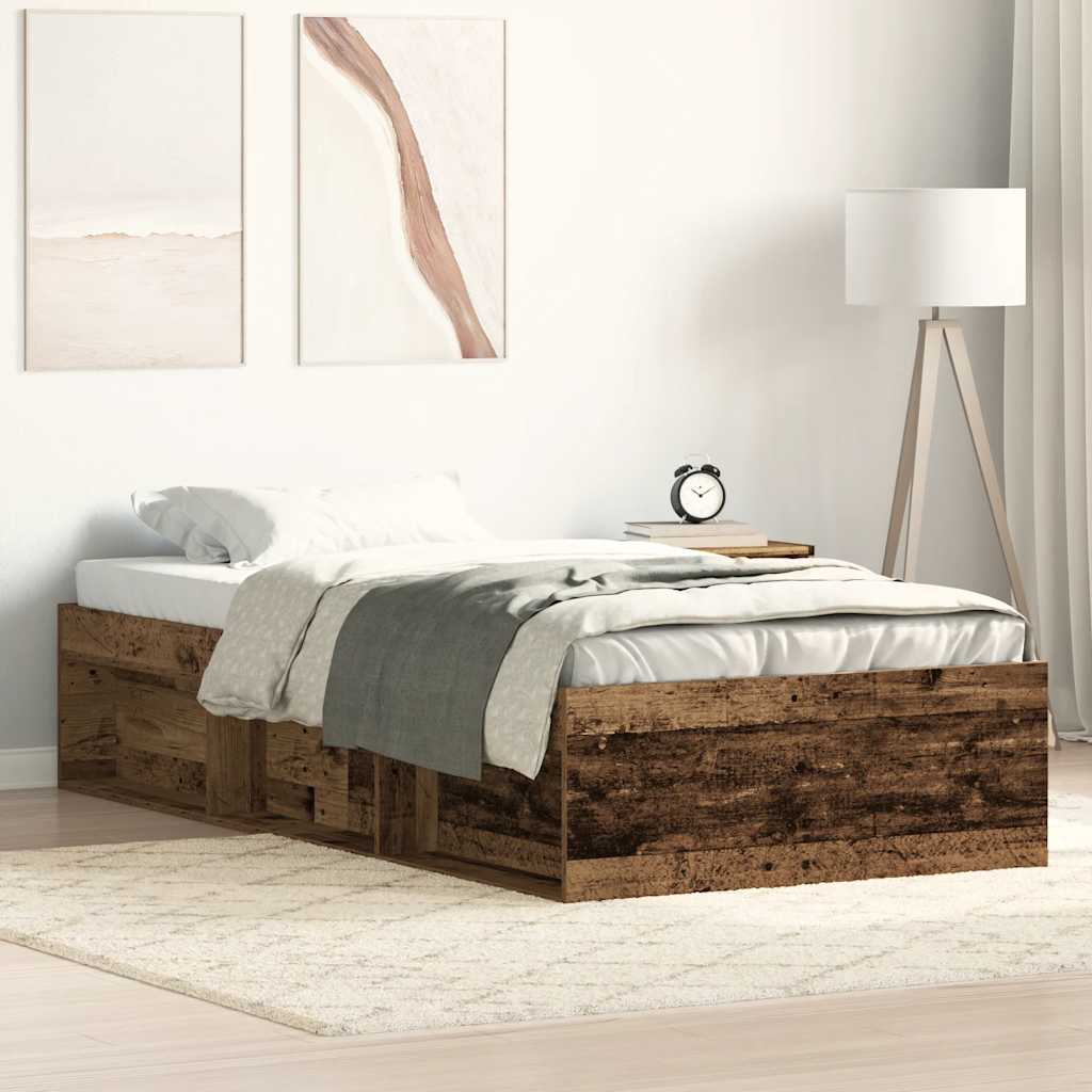 Bed Frame Without Mattress Engineered Wood