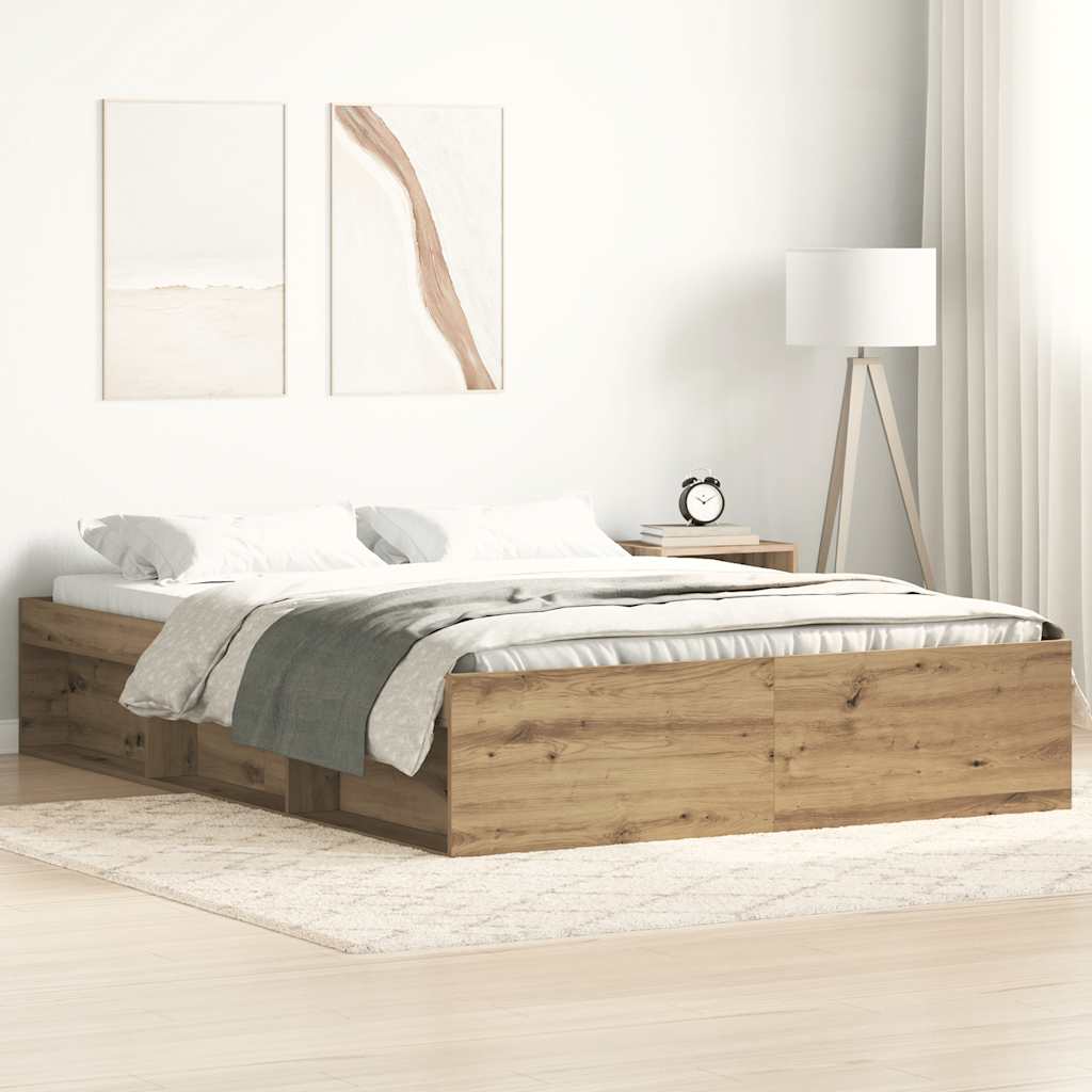 Bed Frame Without Mattress Engineered Wood