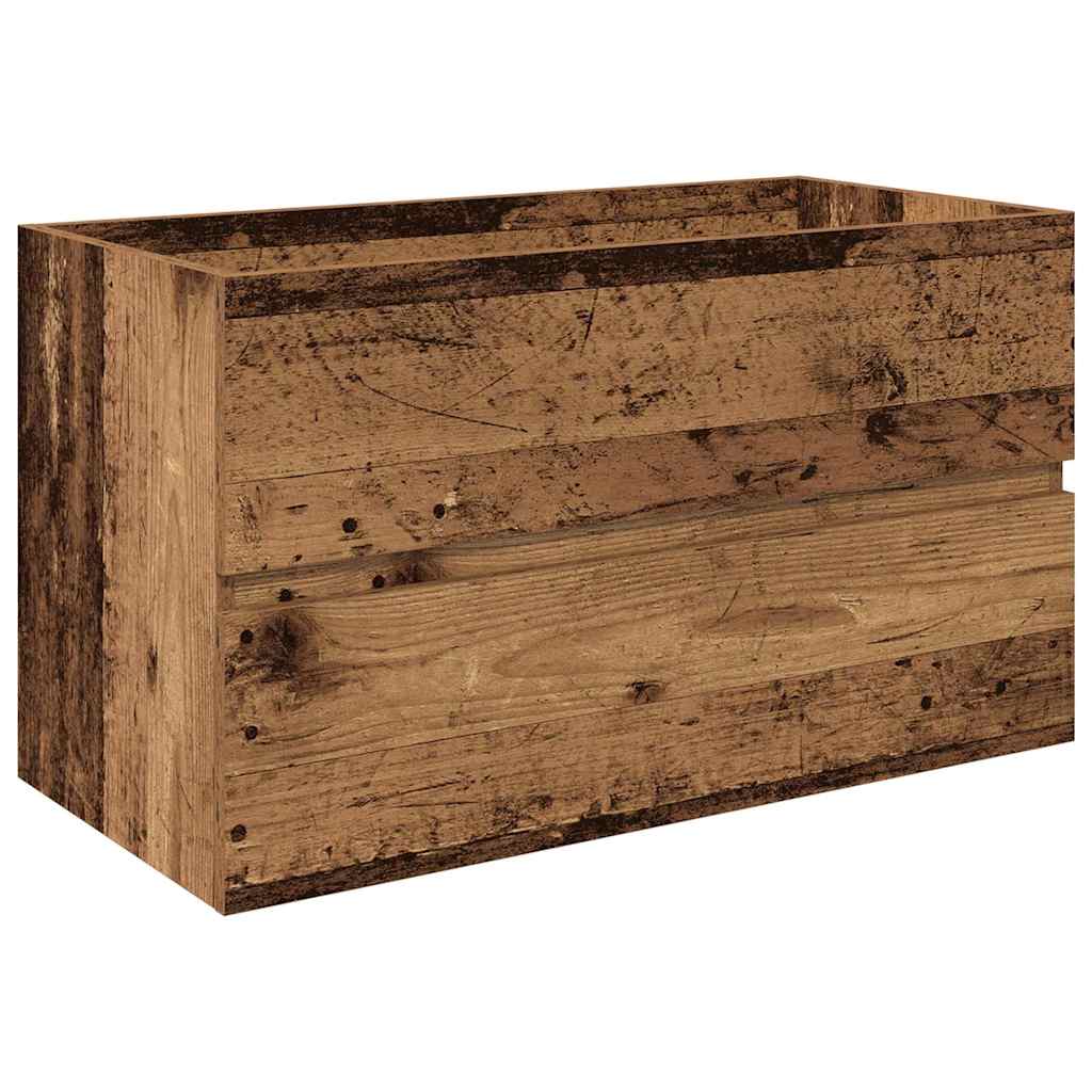 3 Piece Bathroom Furniture Set Engineered Wood