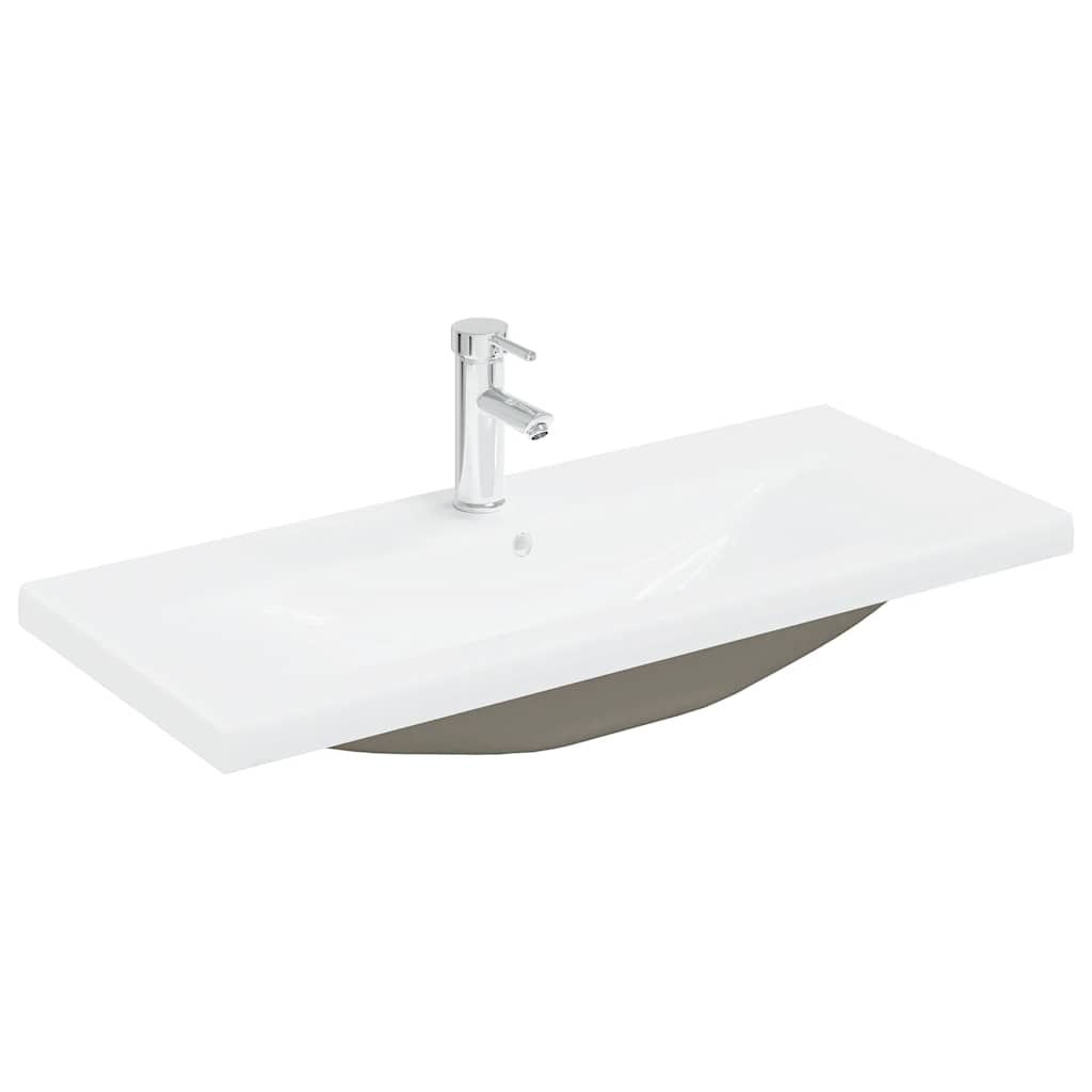 3 Piece Bathroom Furniture Set Engineered Wood